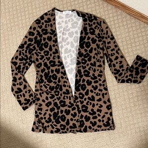 Leopard Print Cardigan